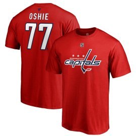 Fanatics Branded T.J. Oshie Washington Capitals Stack Logo Name & Number