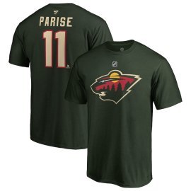 Fanatics Branded Zach Parise Minnesota Wild Stack Logo Name & Number