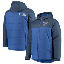 G-Iii St. Louis Blues Sports Carl Banks Exploration Polyfill Hooded Parka