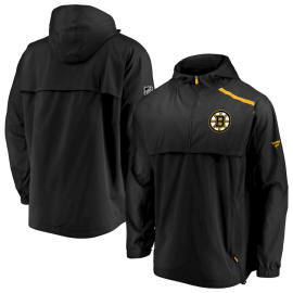 Fanatics Branded Boston Bruins Authentic Pro Rinkside Anorak 1/4-Zip