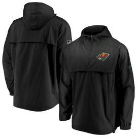 Fanatics Branded Minnesota Wild Authentic Pro Rinkside Anorak 1/4-Zip