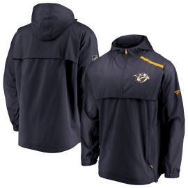 Fanatics Branded Nashville Predators Authentic Pro Rinkside Anorak 1/4-Zip