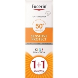 Eucerin Sun Sensitive Protect SPF50+ detské mlieko 2x150ml