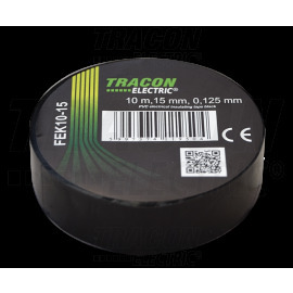 Tracon Izolačná páska 10mx15mm PVC 0-90°C 40kV/mm