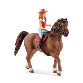 Schleich Jazdkyňa na koni Hannah & Cayenne 42411