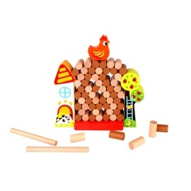 Tooky Toys Jenga Sliepka v kuríne