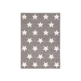 Koberec kusový hviezdičky / hviezdy / hviezda sivý rôzne rozmery