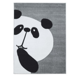Detský kusový koberec panda sivý rôzne veľkosti