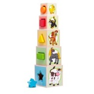 Woody Veža z 5tich kociek Zvieratká - cena, porovnanie