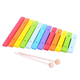 Bigjigs Toys Detské hudobné nástroje - Drevený xylofón