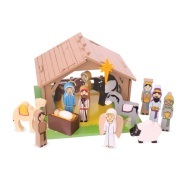 Bigjigs Toys  Drevený Betlehem pre najmenších - cena, porovnanie