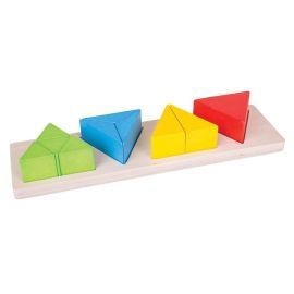 Bigjigs Toys Zlomky trojuholníky