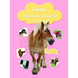Kniha s nálepkami zvieratiek Kone
