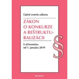 Zákon o konkurze a reštrukturalizácii 2019