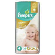 Pampers Premium Care 4 52ks - cena, porovnanie