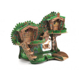 Djeco 3D kartónová skladačka Stromový dom