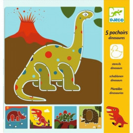 Djeco Kresliace šablóny Dinosaury