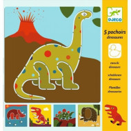 Djeco Kresliace šablóny Dinosaury - cena, porovnanie