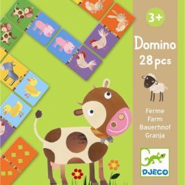 Djeco Domino Zvieratká zo statku