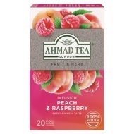 Ahmad Tea Malina s broskyňami 20x2g - cena, porovnanie