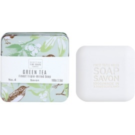Scottish Fine Soaps Green Tea luxusné mydlo v plechovej dóze 100g
