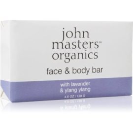 John Masters Organics Lavender & Ylang Ylang hydratačné mydlo na tvár a telo 128g