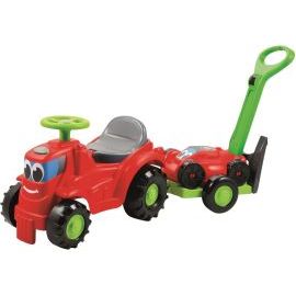 Ecoiffier Traktor s vlekom a kosačkou