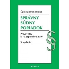 Správny súdny poriadok Úzz 3. vydanie, 2019