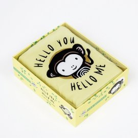 Wee Gallery A Soft Daytime Book - Hello You, Hello Me Látková kniha