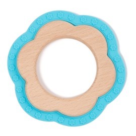 Bo Jungle B-Teether Flower Wood