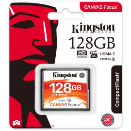 Kingston Compact Flash Canvas Focus 128GB
