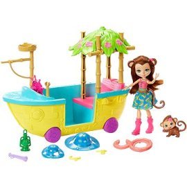 Mattel Enchantimals Vyhliadková loď do džungle