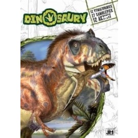 Dinosaury - 12 vymaľovaniek, 27 samolepiek, 12 aktivit