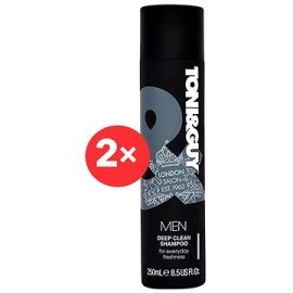 Toni & Guy Men Deep Clean Shampoo 2x250ml