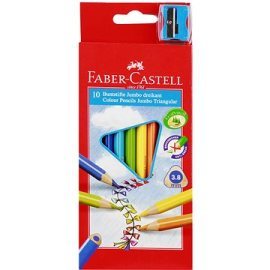 Faber Castell Pastelky Jumbo 10 farieb