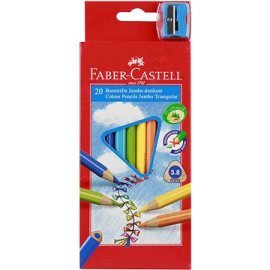 Faber Castell Pastelky Jumbo 20 farieb