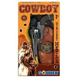 Gonher Kovbojská súprava Revolver + šerifská hviezda