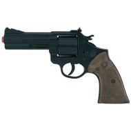 Gonher Policajný revolver čierny kovový 12 rán - cena, porovnanie