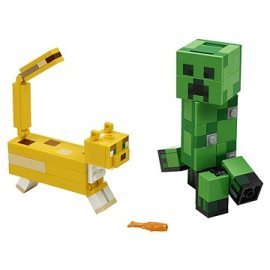 Lego Minecraft 21156 Velká figurka: Creeper a Ocelo