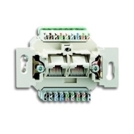 ABB Basic Prístroj zásuvky 2xRJ45 cat5e. UTP - cena, porovnanie