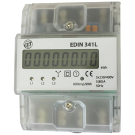 F&F Digitálny trojfázový elektromer LE-02 80A 341L