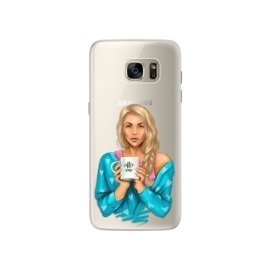iSaprio Coffe Now Blond Samsung Galaxy S7 Edge