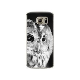 iSaprio BW Owl Samsung Galaxy S6 Edge