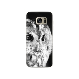iSaprio BW Owl Samsung Galaxy S7 Edge