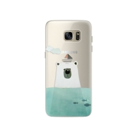 iSaprio Bear With Boat Samsung Galaxy S7 Edge