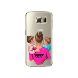 iSaprio Super Mama Two Girls Samsung Galaxy S6 Edge