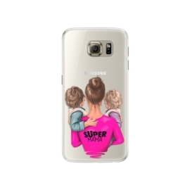 iSaprio Super Mama Two Boys Samsung Galaxy S6 Edge