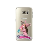 iSaprio Kissing Mom Brunette and Girl Samsung Galaxy S6 Edge - cena, porovnanie