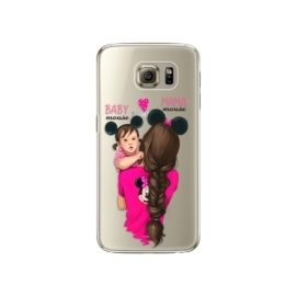 iSaprio Mama Mouse Brunette and Girl Samsung Galaxy S6 Edge Plus