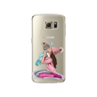 iSaprio Kissing Mom Brunette and Boy Samsung Galaxy S6 Edge Plus - cena, porovnanie